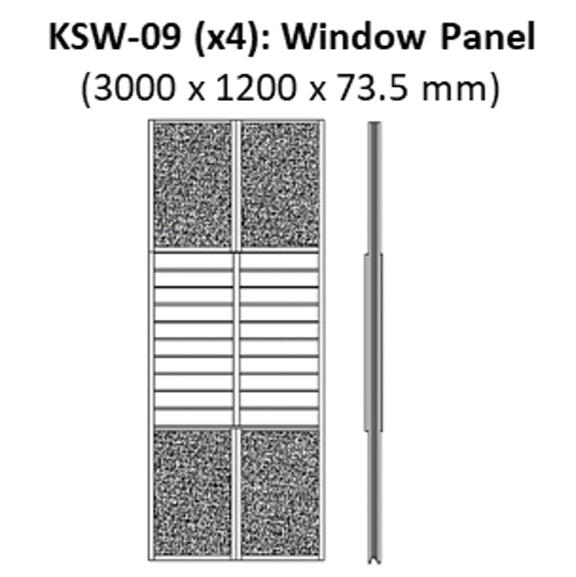 KSW-09 (x4): Window Panel